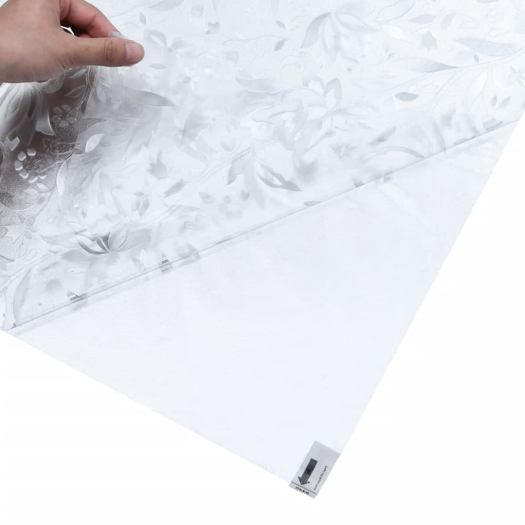 vidaXL Fensterfolie Matt Blumenmuster 45x500 cm PVC
