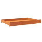 vidaXL Schubladen für Tagesbett 2 Stk. Wachsbraun Massivholz Kiefer