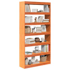 vidaXL Bücherregal/Raumteiler 100x30x199,5 cm Massivholz Kiefer