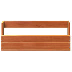 vidaXL Wand-Schuhregale 2 Stk. Wachsbraun 59x8,5x23,5 cm Massivholz