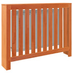 vidaXL Heizkörperverkleidung Wachsbraun 108,5x19x84cm Massivholz