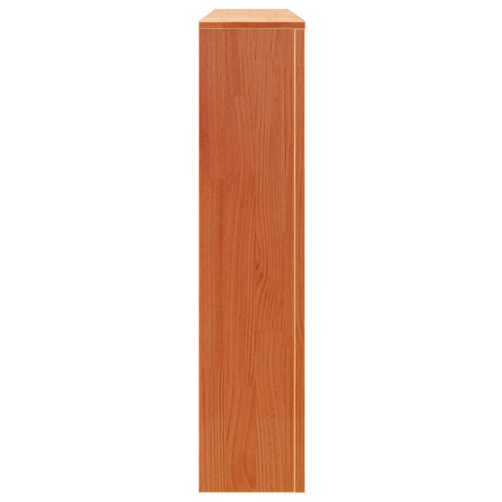 vidaXL Heizkörperverkleidung Wachsbraun 108,5x19x84cm Massivholz