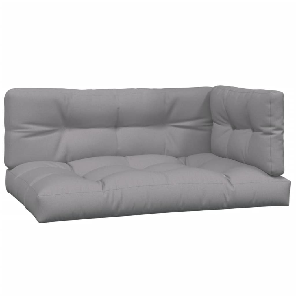 vidaXL Garten-Ecksofas aus Paletten 2 Stk mit Kissen Massivholz Akazie