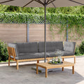 vidaXL Garten-Ecksofas aus Paletten 2 Stk mit Kissen Massivholz Akazie