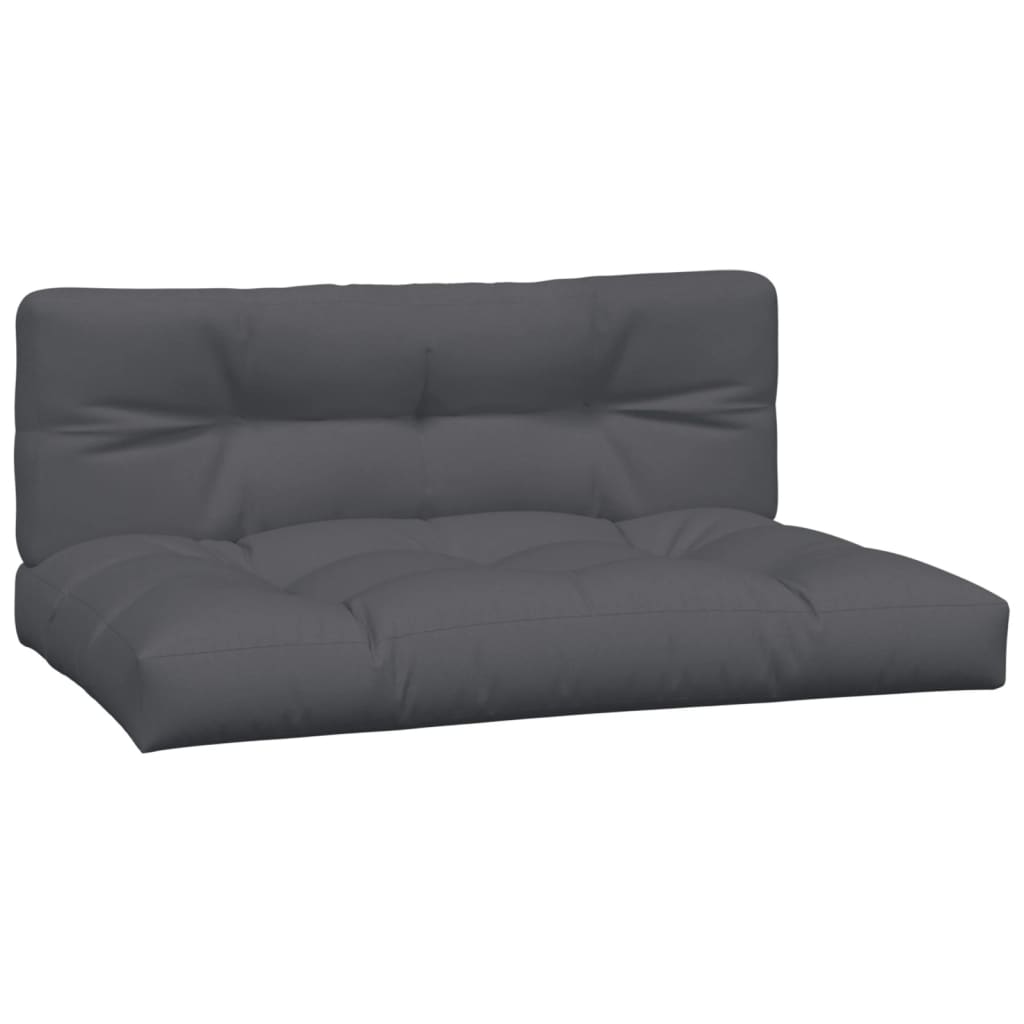 vidaXL Garten-Mittelsofas aus Paletten 2 Stk. mit Kissen Akazienholz