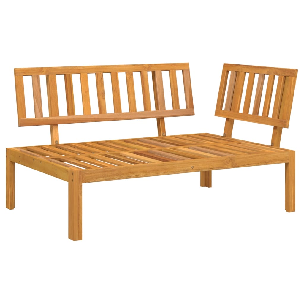 vidaXL Garten-Ecksofa aus Paletten Massivholz Akazie