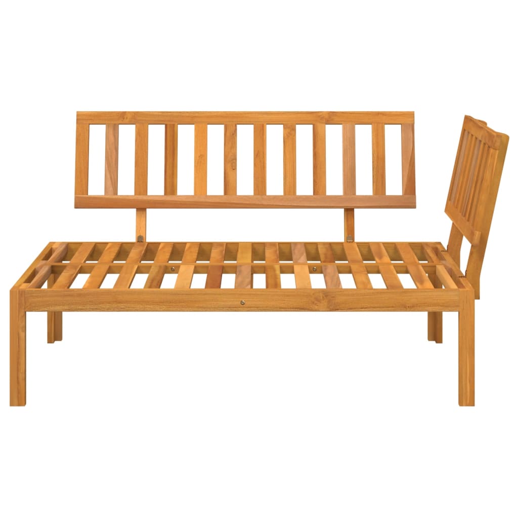 vidaXL Garten-Ecksofa aus Paletten Massivholz Akazie