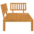 vidaXL Garten-Ecksofa aus Paletten Massivholz Akazie
