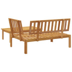 vidaXL 2-tlg. Garten-Sofagarnitur aus Paletten Massivholz Akazie