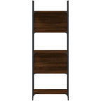 vidaXL Bücherregal 5 Böden Braun Eichen-Optik 60,5x24x166,5 cm