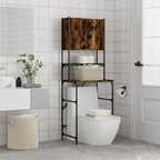 vidaXL Waschmaschinenschrank Räuchereiche 68x48,5x194 cm