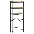 vidaXL Waschmaschinenregal Sonoma-Eiche 67x25x163 cm Holzwerkstoff