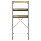vidaXL Waschmaschinenregal Sonoma-Eiche 67x25x163 cm Holzwerkstoff
