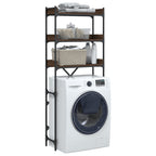 vidaXL Waschmaschinenregal Braun Eichen-Optik 67x25x163 cm