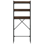 vidaXL Waschmaschinenregal Braun Eichen-Optik 67x25x163 cm