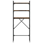 vidaXL Waschmaschinenregal Räuchereiche 67x25x163 cm Holzwerkstoff