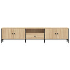 vidaXL TV-Schrank mit Schublade Sonoma-Eiche 200x25x44cm Holzwerkstoff