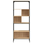 vidaXL Bücherregal 5 Böden Sonoma-Eiche 76x33x188,5 cm Holzwerkstoff