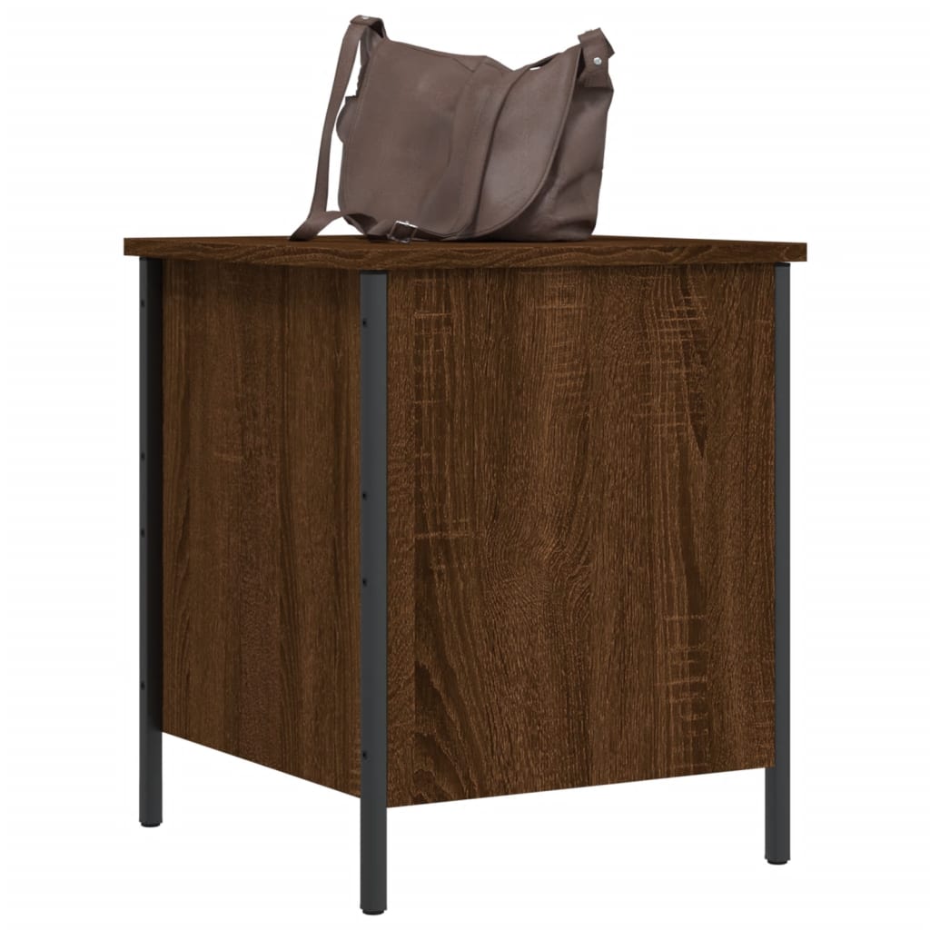 vidaXL Sitzbank mit Stauraum Braun Eichen-Optik 40x42,5x50 cm Holzwerkstoff