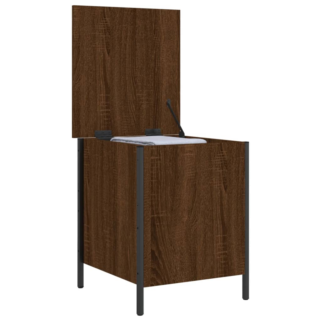 vidaXL Sitzbank mit Stauraum Braun Eichen-Optik 40x42,5x50 cm Holzwerkstoff