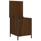 vidaXL Sitzbank mit Stauraum Braun Eichen-Optik 40x42,5x50 cm Holzwerkstoff