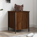 vidaXL Sitzbank mit Stauraum Braun Eichen-Optik 40x42,5x50 cm Holzwerkstoff