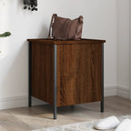 vidaXL Sitzbank mit Stauraum Braun Eichen-Optik 40x42,5x50 cm Holzwerkstoff