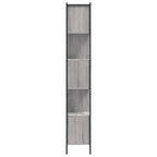 vidaXL Bücherregal Grau Sonoma 72x28x172 cm Holzwerkstoff