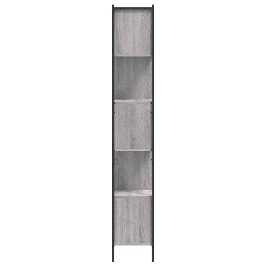 vidaXL Bücherregal Grau Sonoma 72x28x172 cm Holzwerkstoff
