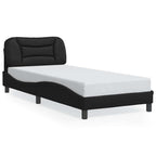 vidaXL Bettgestell ohne Matratze "Hvar" Schwarz 80x200 cm Kunstleder