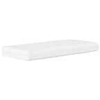 vidaXL Bett mit Matratze "Dover" Hellgrau 80x200 cm Samt