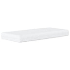 vidaXL Bett "Viana" mit Matratze Schwarz und Weiß 80x200 cm Kunstleder