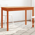 vidaXL Esstisch Wachsbraun 110x55x75 cm Massivholz Kiefer
