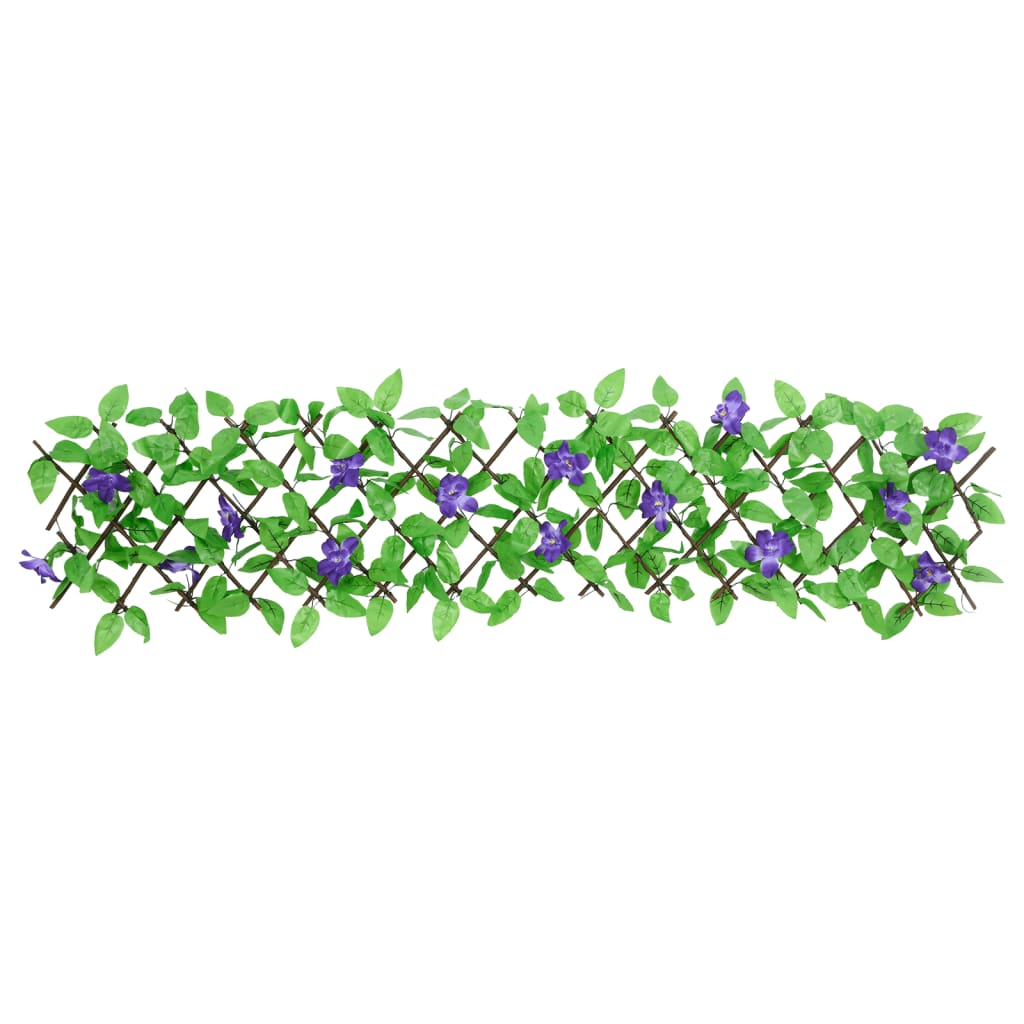 vidaXL Rankgitter mit Künstlichem Efeu 5 Stk. Erweiterbar 180x20 cm