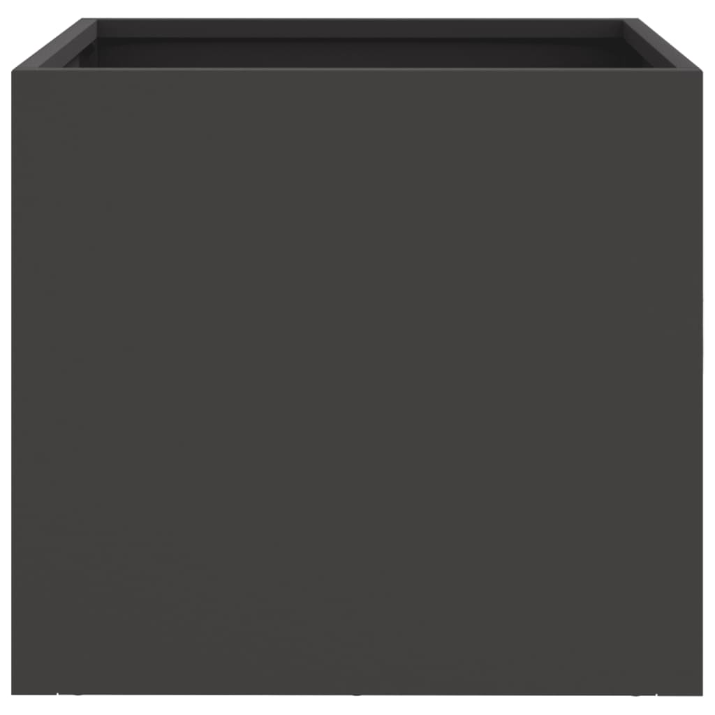 vidaXL Pflanzkübel Schwarz 32x30x29 cm Stahl