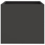 vidaXL Pflanzkübel 2 Stk. Schwarz 32x30x29 cm Stahl