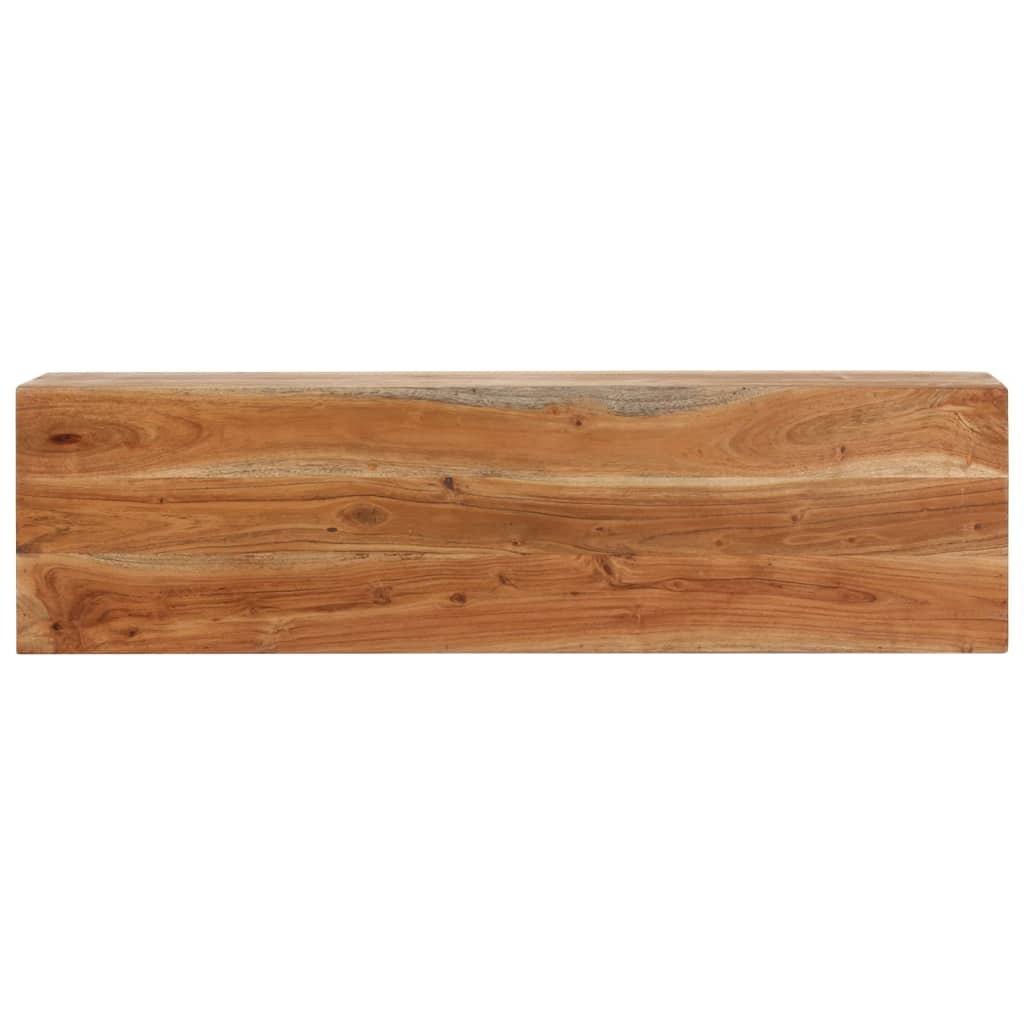 vidaXL Konsolentisch 110x30x75 cm Massivholz Akazie und Eisen