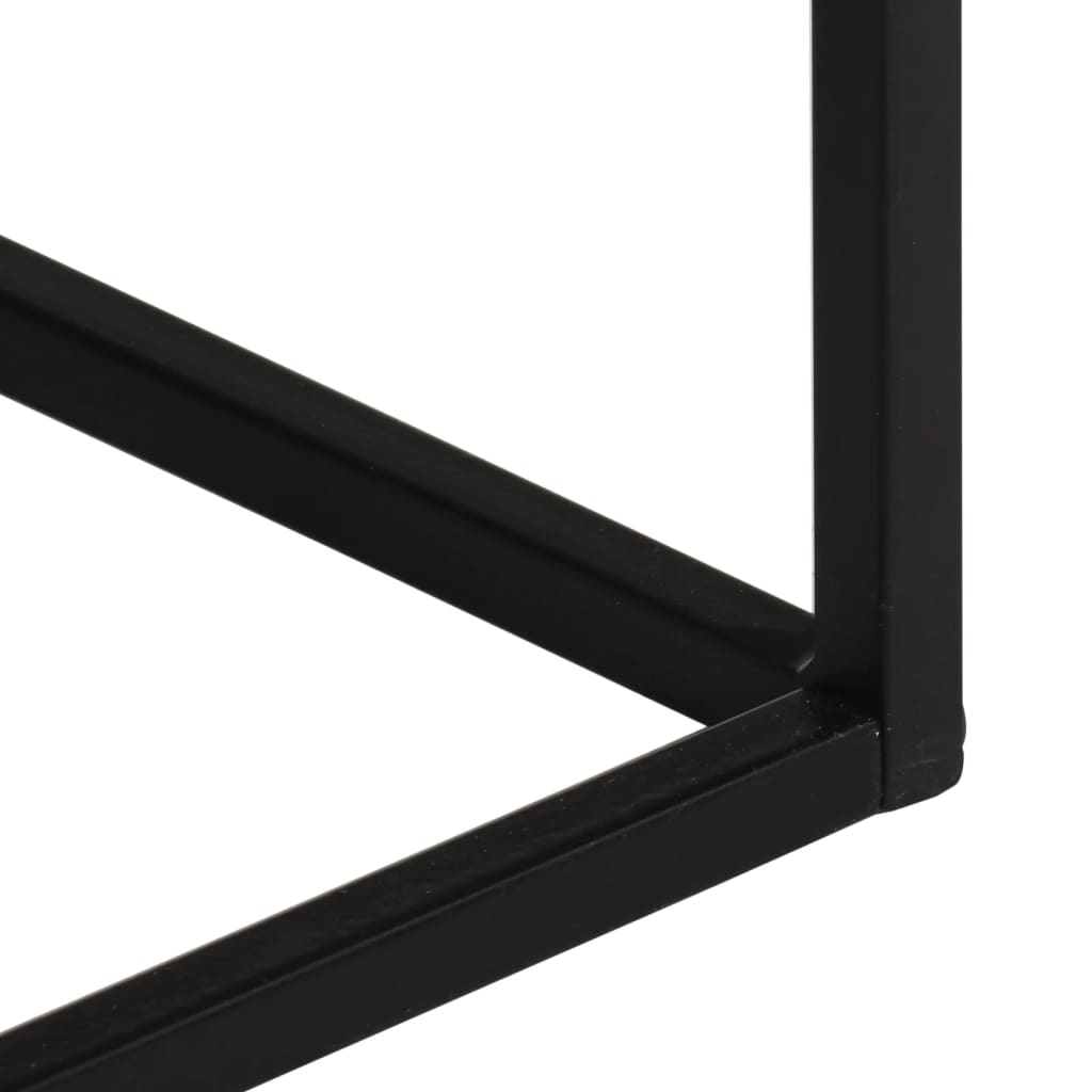 vidaXL Konsolentisch 110x30x75 cm Massivholz Akazie und Eisen