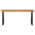 vidaXL Bank Baumkante 105 cm Massivholz Akazie