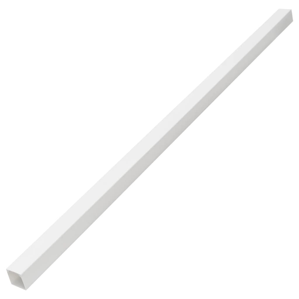 vidaXL Kabelkanäle Selbstklebend 15x10 mm 10 m PVC