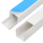 vidaXL Kabelkanäle Selbstklebend 15x10 mm 10 m PVC
