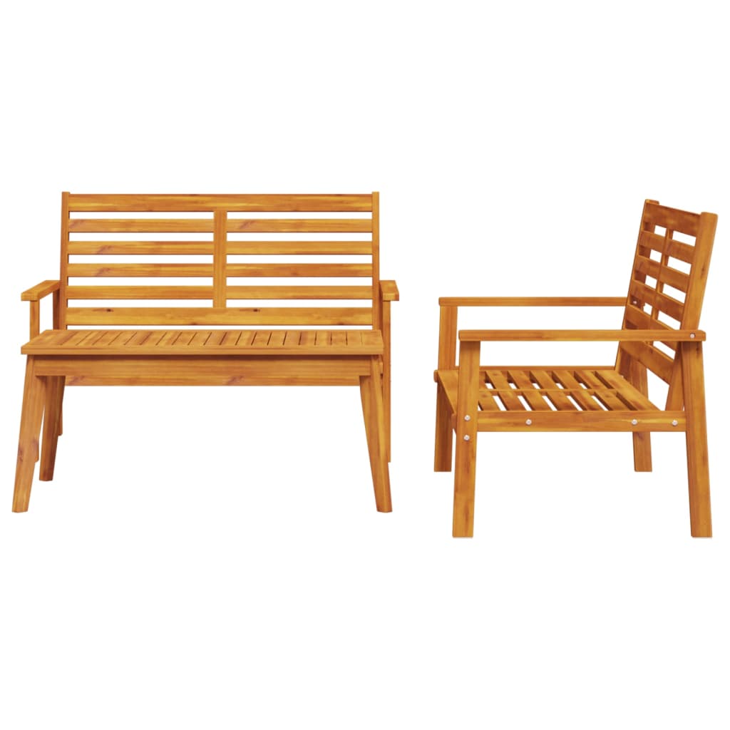 vidaXL 3-tlg. Garten-Lounge-Set Massivholz Akazie