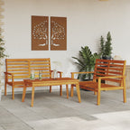 vidaXL 3-tlg. Garten-Lounge-Set Massivholz Akazie