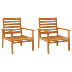 vidaXL 5-tlg. Garten-Lounge-Set Massivholz Akazie