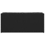 vidaXL Pflanzkübel mit 2 Töpfen 2 Stk. Schwarz 90x20x40 cm Poly Rattan