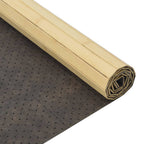 vidaXL Teppich Rechteckig Hell Natur 60x100 cm Bambus
