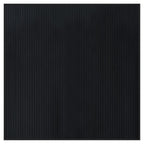 vidaXL Teppich Quadratisch Schwarz 100x100 cm Bambus