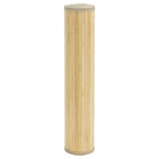 vidaXL Teppich Quadratisch Hell Natur 100x100 cm Bambus