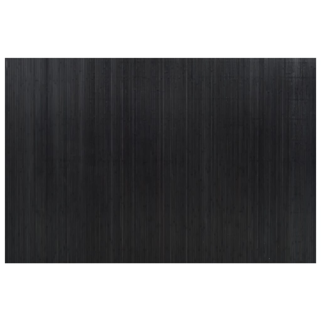 vidaXL Paravent Schwarz Breite 250 cm Höhe 165 cm Bambus