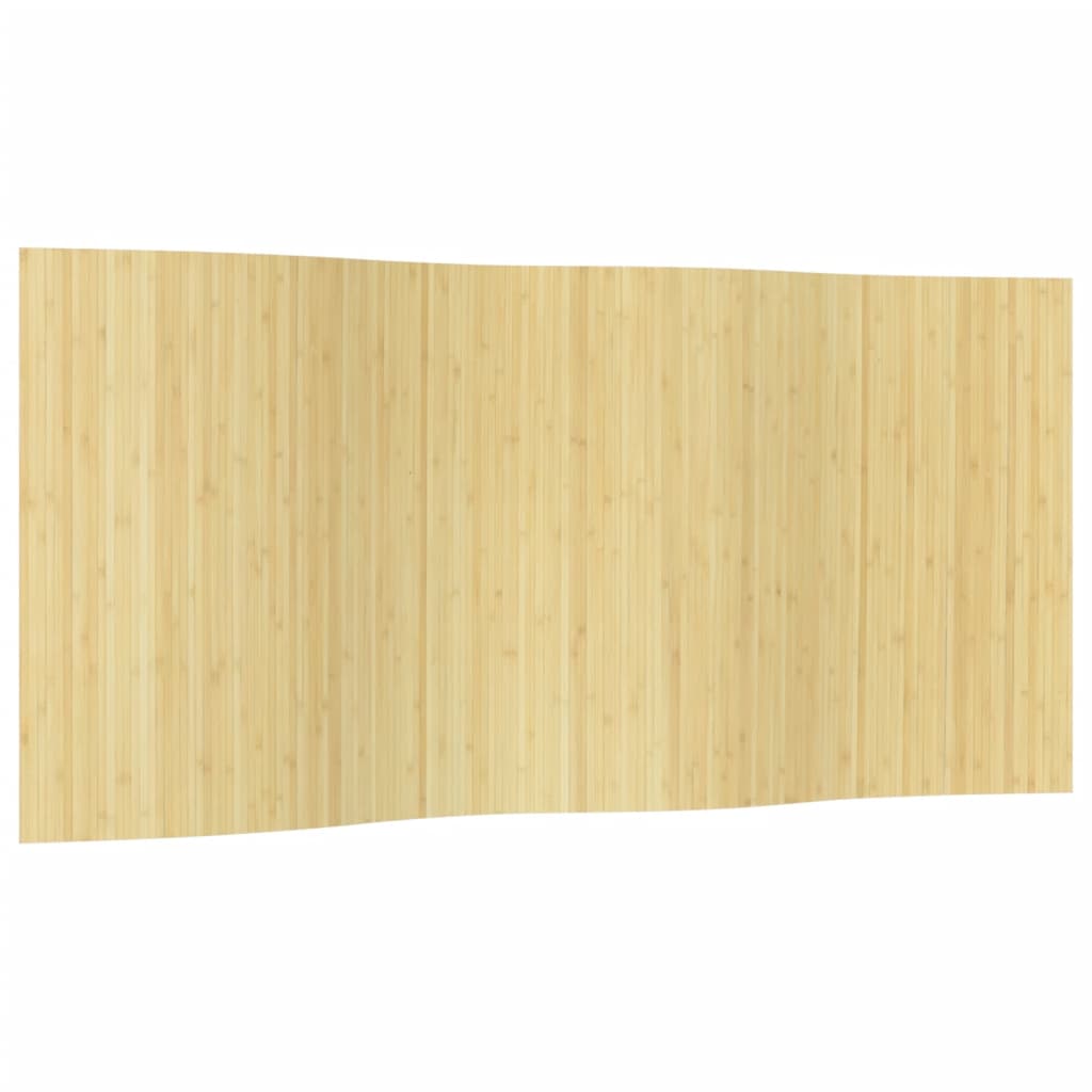 vidaXL Paravent Hell Natur Breite 400 cm Höhe 165 cm Bambus